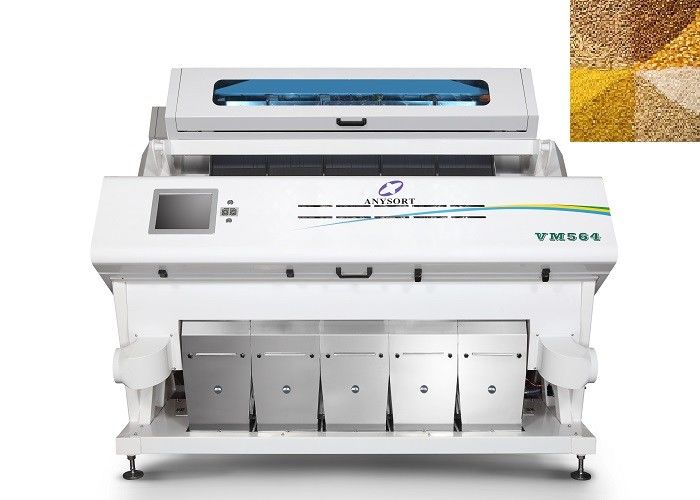 HD van de de Inspectiekorrel van de identificatiestatus de Kleurensorteermachine met u-Hellingen